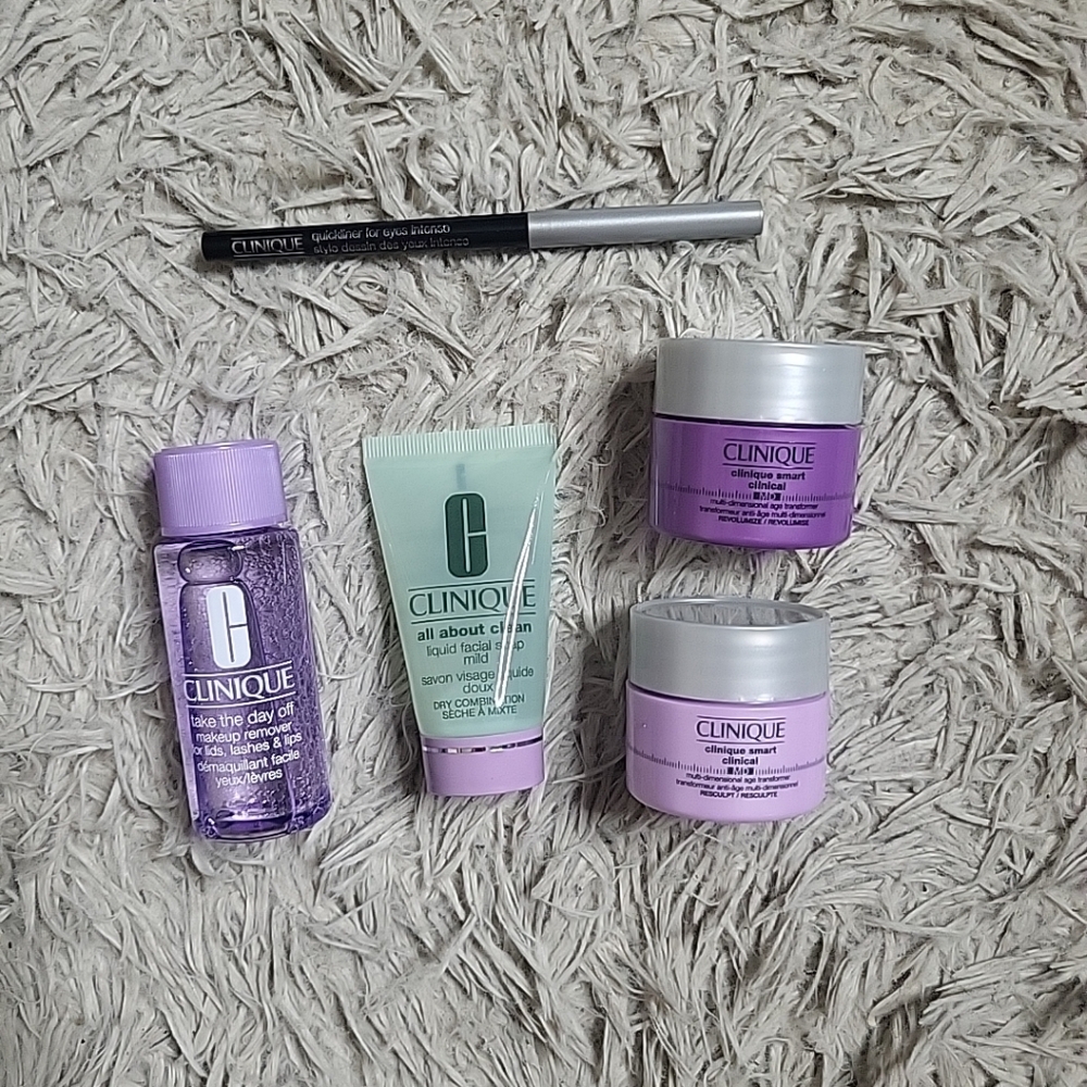 Clinique Bundle Cleanser Makeup Remover Eyeliner Clinique Smart Clinical Resculp